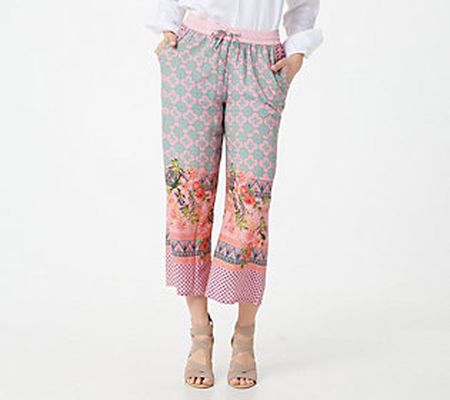 As Is Tolani Collection Printed Woven Palazzo Pants