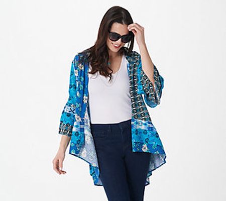 As Is Tolani Collection Ruffle Long Wrap