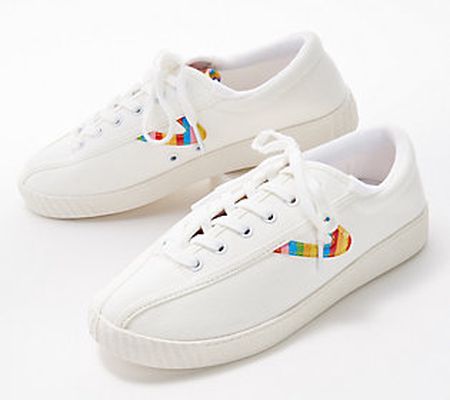 As Is Tretorn Rainbow Lace-Up Sneakers-NylitePlus