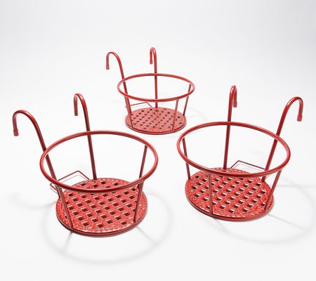 As Is Ultimate Innovations S/3 Rail Hanging Pot Holders