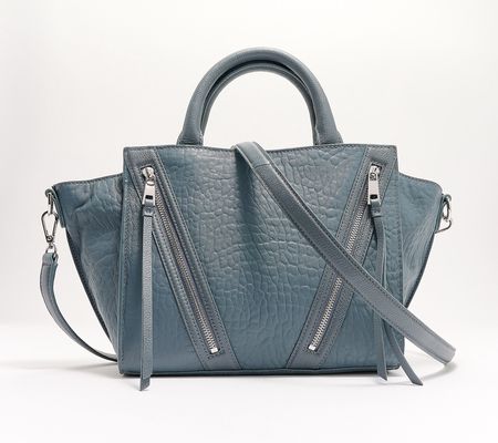 As Is Vince Camuto Bubble Lamb Leather Wayhn Satchel