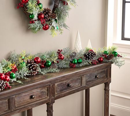 As Is Wicker Park 6' Decorative ChristmasGarland