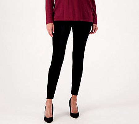 As Is Women with Control Tall Tummy Control Velvet Leggings