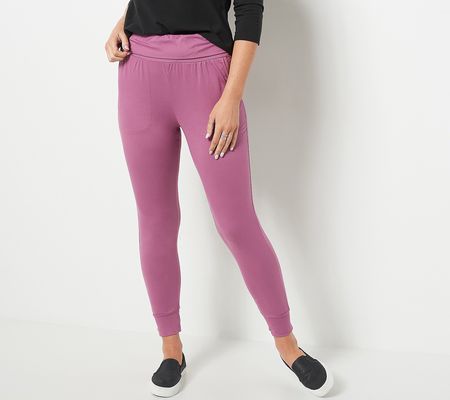 As IsDenim & Co. Comfort Zone Jersey Foldover Waist Joggers