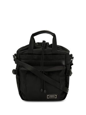 As2ov canvas shoulder bag - Black