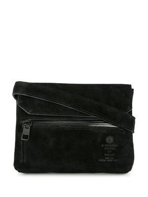 As2ov flap shoulder bag - Black