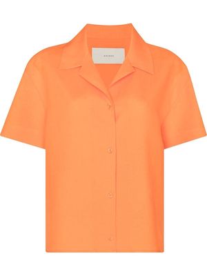 Asceno buttoned-up short-sleeved shirt - Orange
