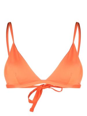 Asceno Genoa triangle bikini top - Orange