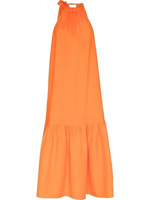 Asceno halterneck day dress - Orange
