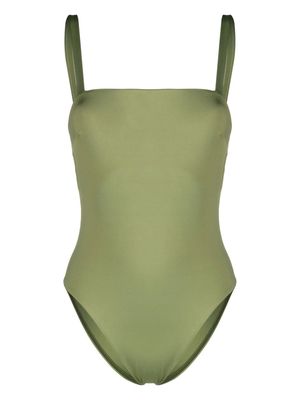 Asceno Palma square-neck swimsuit - Green