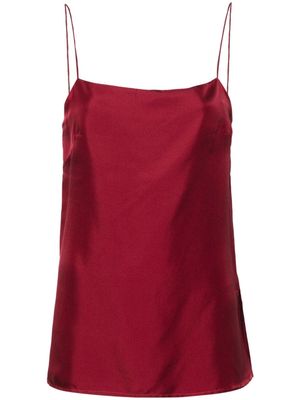 Asceno Tulum silk top - Red