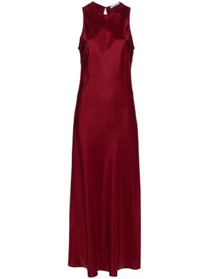 Asceno Valencia silk maxi dress - Red