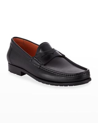Ascott Leather Penny Loafers