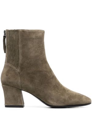 Ash 60mm suede ankle-boots - Green