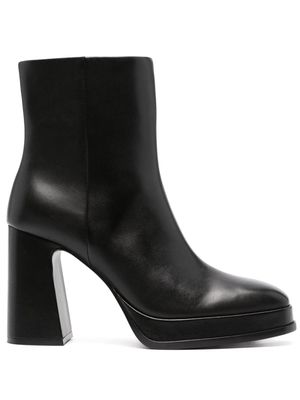 Ash Alyx 100mm leather boots - Black