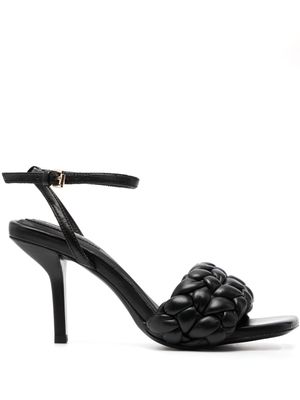 Ash braided-strap high-heel sandals - Black
