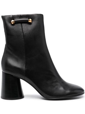 Ash Clone Jack 85mm leather boots - Black