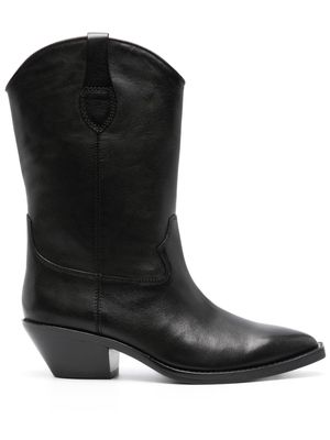 Ash Dalton Bis 60mm leather boots - Black