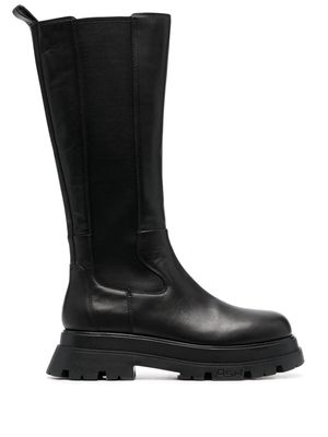 Ash Eden Comboa leather boots - Black