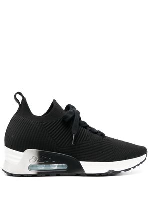 Ash elasticated low-top sneakers - Black