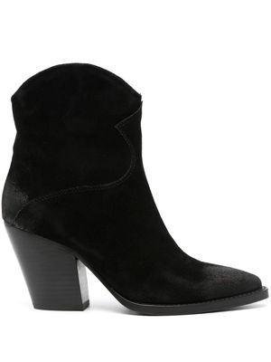 Ash Eternal 85mm suede boots - Black