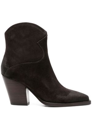 Ash Eternal 90mm suede ankle boots - Brown