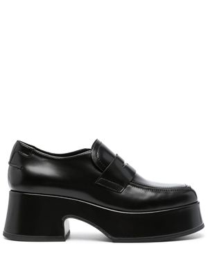 Ash Halo 60mm leather loafers - Black