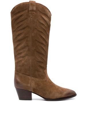 Ash Heaven suede mid-calf boots - Brown