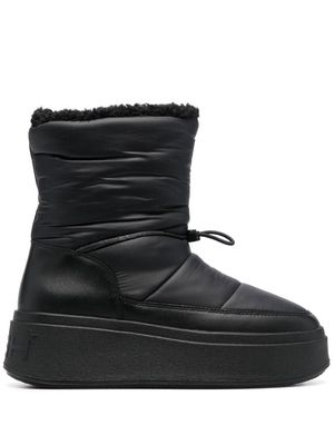 Ash logo-embossed boots - Black