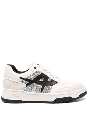 Ash logo-patch leather sneakers - Neutrals