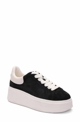 Ash Moby Be Kind Platform Sneaker in Black/Off-White