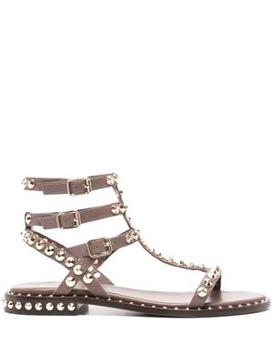 Ash Play leather sandals - Brown