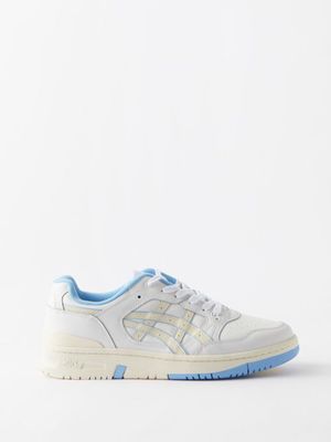 Asics - Ex89 Faux-leather Trainers - Mens - White Blue