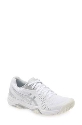 ASICS GEL-Challenger 12 Tennis Shoe in White/Silver