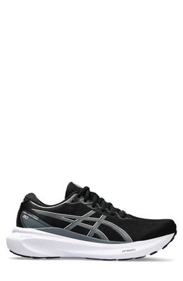 ASICS GEL-Kayano 30 Running Shoe in Black/Sheet Rock