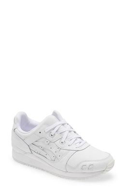 ASICS GEL-LYTE III Running Sneaker in White/White