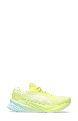 ASICS Novablast 3 Running Shoe in Glow Yellow/White