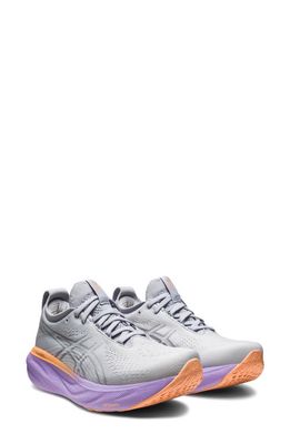 ASICS® GEL-NIMBUS® 25 Running Shoe in Piedmont Grey/Pure Silver
