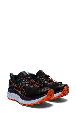 ASICS Trabuco Max Trail Running Shoe in Black/Nova Orange