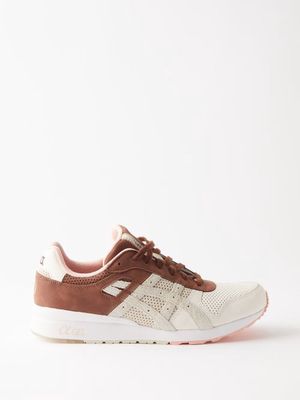 Asics X Afew - Gt-ii Intrinsic Values Suede Trainers - Mens - Brown White