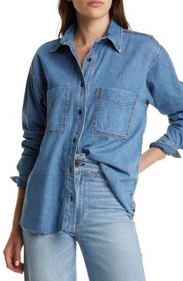 ASKK NY Oversize Denim Button-Up Shirt in Vintage 