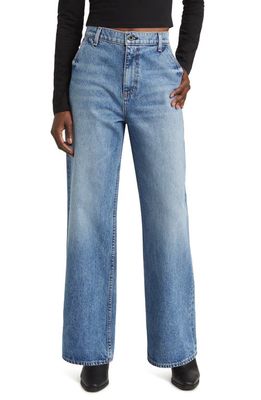 ASKK NY Relaxed Wide Leg Jeans in Mammouth