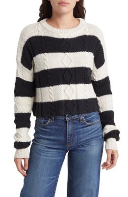 ASKK NY Stripe Crewneck Sweater
