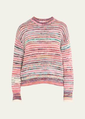 Asmara Space-Dyed Crewneck Sweater