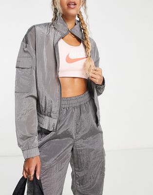ASOS 4505 cropped utility jacket - part of a set-Gray