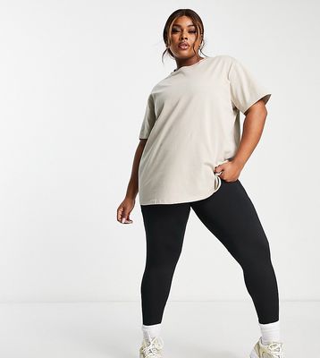ASOS 4505 Curve icon oversized t-shirt in cotton-Neutral