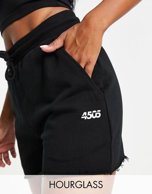 ASOS 4505 Hourglass jogger shorts in black