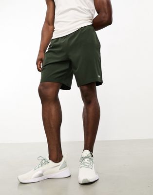 ASOS 4505 icon 7 inch training shorts with quick dry in khaki-Green