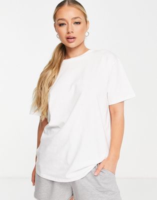 ASOS 4505 Icon oversized cotton T-shirt with quick dry in white in white