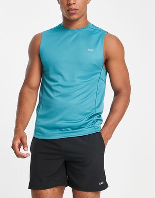 ASOS 4505 icon training sleeveless tank with quick dry in green